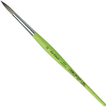daVinci Pinsel Fit für Schule und Hobby elastische Synthetik grün rund Serie 373 Größe 12
