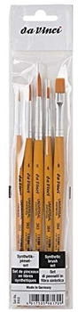 daVinci Pinsel 3502 Universal Synthetics Synthetikpinsel flach und rund 5 Stk.