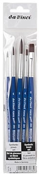 daVinci Pinsel 3504 Forte Basic Synthetikpinsel flach und rund 5 Stk.