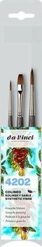 daVinci Pinselset COLINEO Gouache-Malpinsel 3er Set