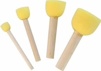 Kreul C. 72160 Schwammstupf-Pinsel 4er Set