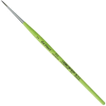 Da Vinci Pinsel Fit für Schule und Hobby elastische Synthetik grün rund Serie 373 Größe 2