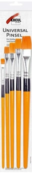 Kreul Hobby Line Universalpinsel Synthetics flach 5er Set