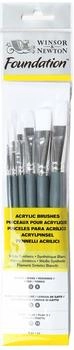 Winsor & Newton Pinsel AC SHORT No. 7 Rnd 3. 6 Filb 3 6 Flat 10 14 SH
