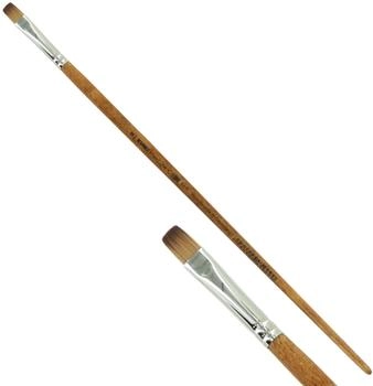 KUM 12 x Kum Pinsel Wood Line Brush für Acrylmalerei flat Gr. 8