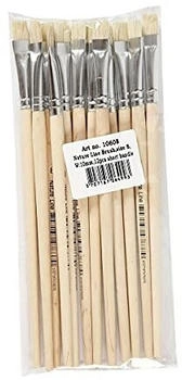 Creativ Company Pinsel Houten Kwasten Nr. 8 Korte Steel 12st. (10 mm)