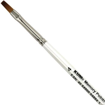 KUM 12 x Pinsel Memory Point Brush Holz flach Größe 4