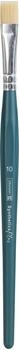 Brunnen Pinsel 104896210 Synthetics Plus Flachpinsel Kunsthaar Größe 10