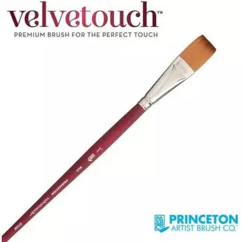 Princeton Velvetouch Multi-Technique Flachpinsel Größe 1 (P3950W100)