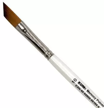 KUM Pinsel Memory Point Brush Holz Schr&auml;gspitze Gr&ouml;&szlig;e 10