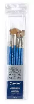 Winsor & Newton Cotman Pinsel-Set Kurzer Stiel, 7er-Pack (5390605)