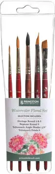 Princeton Aquarell Pinselset Floral, 5 Pinsel (PFLORALSET1)