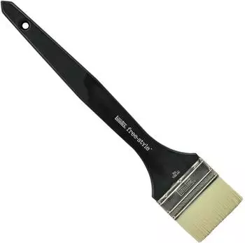 Liquitex Freestyle Professioneller Pinsel, Breit Flach/Lack 3", Langer Stiel (1300803)