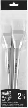 Liquitex Basics Flachpinsel-Set, Synthetik, XL, 2-tlg. (3699370)