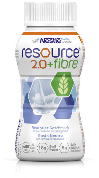 Nestlé Nutrition Resource 2.0 + fibre Neutral (4 x 200ml)