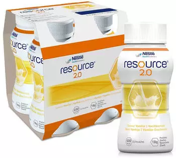 Resource Nestl&eacute; 2.0 Vanillegeschmack Flaschen 4x200ml