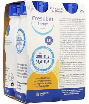 Fresenius Fresubin Energy Drink Multifrucht Trinkflaschen 4x200ml