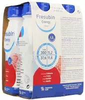 Fresubin Energy Drink Erdbeere Trinkflaschen 4x200ml