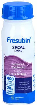 B2B Medical Fresubin 2 Kcal Drink Waldfrucht Trinkflasche 24x200 ml