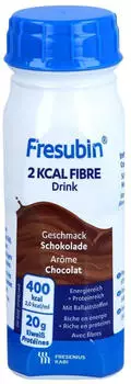 B2B Medical Fresubin 2 kcal Fibre Drink Schokolade Trinkflasche 24x200 ml