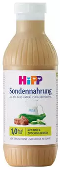 Hipp Sondennahrung Rind & Zucchini-Gem&uuml;se Kunst.Fl 12x500 ml
