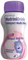 Nutrinidrink Compact Multifibre Erdbeere 8X4X125 ml