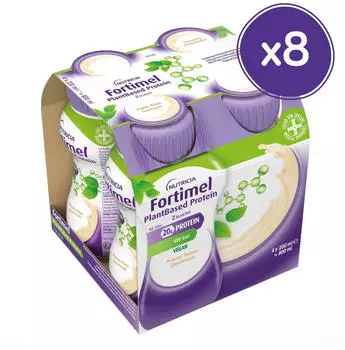 Nutricia Fortimel Plantbased Protein 2 Kcal Ananas-kokos 8x4x200 ml