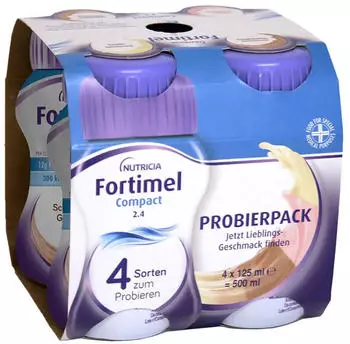 Nutricia Fortimel Compact 2.4 Multiflavor Probierpack 24x125 ml