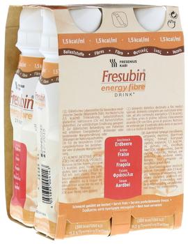Fresenius Fresubin Energy Fibre Drink Erdbeere (4 x 200 ml)