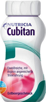 Nutricia Cubitan Erdbeergeschmack Trinkflasche (4 x 200 ml)