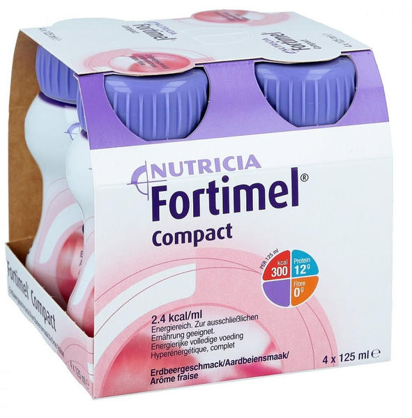 Nutricia Fortimel Compact 2.4 Erdbeer (4 x 125ml)