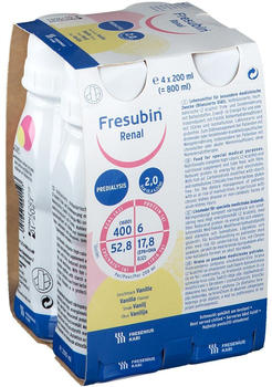 Fresenius Fresubin Renal Vanille Drink (4 x 200ml)