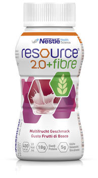 Nestlé Nutrition Resource 2.0 + fibre Multifrucht (4 x 200ml)