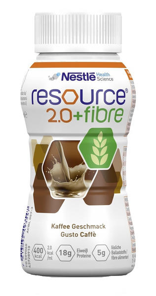 Nestlé Nutrition Resource 2.0 + fibre Kaffee (6 x 4 x 200 ml)