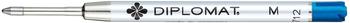 Diplomat easyFLOW M Kugelschreiberminen blau (20000524)