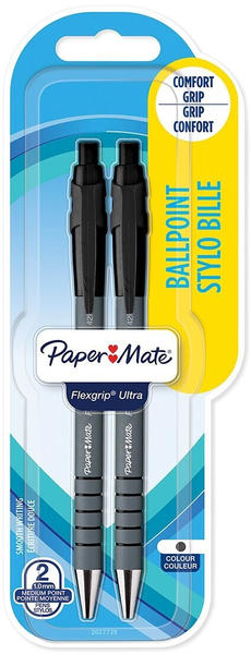 Paper-Mate Flexgrip Ultra RT M 2er schwarz Blister (schwarz black) (2027739)