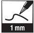 Schneider Klick-Fix-Pen 1mm schwarz schwarz schwarz (4121)
