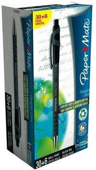 Paper-Mate Pack of 36 ballpoint pens Flexgrip Ultra - black
