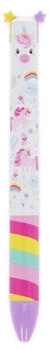 Legami Click&Clack Zweifarbiger Kugelschreiber Einhorn (VCLICK0026)