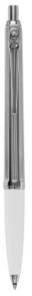 Ballograf Epoca Chrome Kugelschreiber weiß, Schreibfarbe blau (102061)