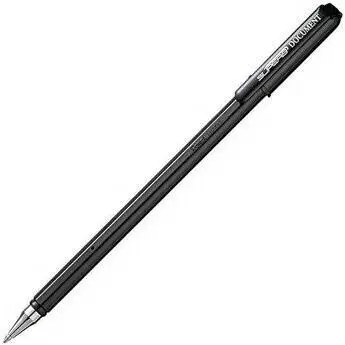 Pentel Superb Kugelschreiber 0.5mm Schwarz, Dokumentenecht, 12 Stück (BK77MDK-A)