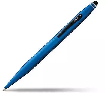 Cross Tech2 Kugelschreiber mit Stylus, Metallic Blau (AT0652-6)