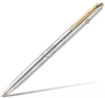 Fisher Space Pen Shuttle CH4-CES Kugelschreiber-Set mit Sammlermünze, Chrome (FP831189)