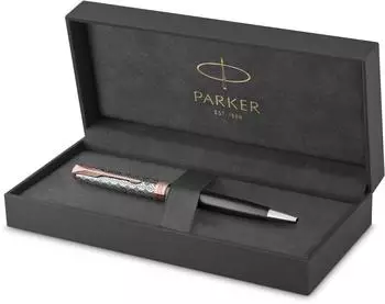 Parker Sonnet Kugelschreiber Metal & Grey Satinierung, Rotgoldbeschichtung, Medium (2119791)