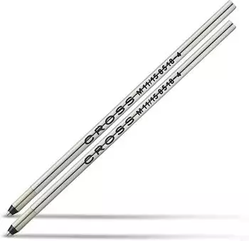 Cross Pocket Pen Kugelschreiber-Mine Schwarz Mittel, 2er-Pack (8518-4)