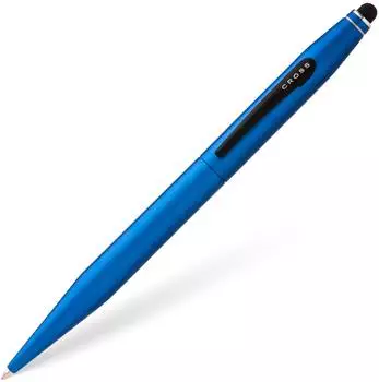 Cross Tech 2 Kugelschreiber mit Stylus, Metallic-Blau, schwarz (AT0652S-Metallic Blue)