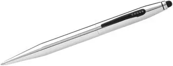 Cross Tech 2 Kugelschreiber mit Stylus, Glanz-Chrom, schwarz (CROAT0652S2)