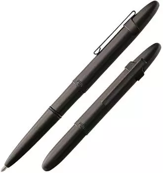 Fisher Space Pen Bullet Kugelschreiber Mattschwarz mit Clip (400BCL)
