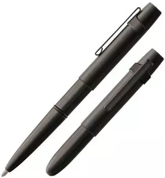 Fisher Space Pen Bullet Space Pen Kugelschreiber schwarzmatt, schwarz (400BWCBCL)