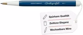 Leuchtturm1917 Drehgriffel Nr. 1 Kugelschreiber, indigo, blaue Mine (374008)